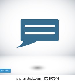 Speech bubble icon