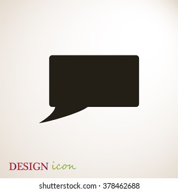 Speech bubble icon