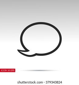Speech bubble icon