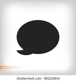 Speech bubble icon