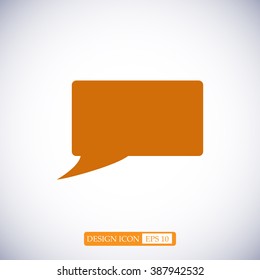 Speech bubble icon