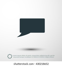 Speech bubble icon