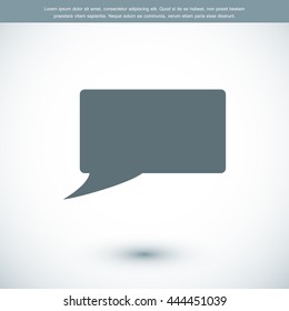 Speech bubble icon