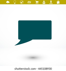 Speech bubble icon