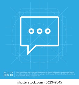 Speech bubble icon