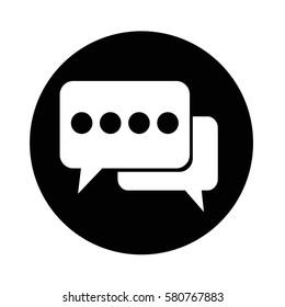 Speech bubble icon