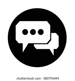 Speech bubble icon
