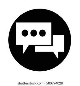 Speech bubble icon