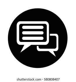 Speech bubble icon