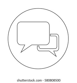 Speech bubble icon