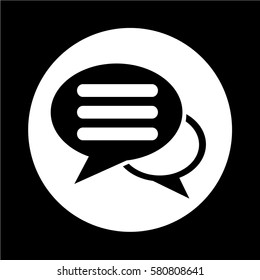 Speech bubble icon