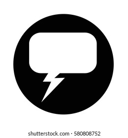 Speech bubble icon