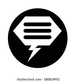 Speech bubble icon