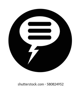 Speech bubble icon