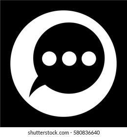 Speech bubble icon