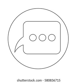 Speech bubble icon
