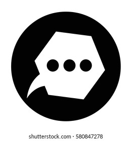 Speech bubble icon