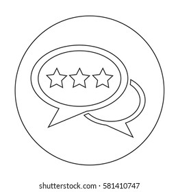 Speech bubble icon