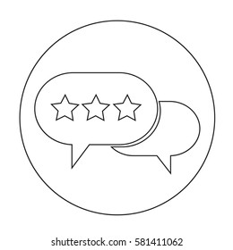 Speech bubble icon