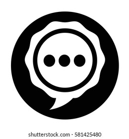 Speech bubble icon
