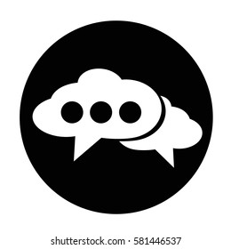 Speech bubble icon