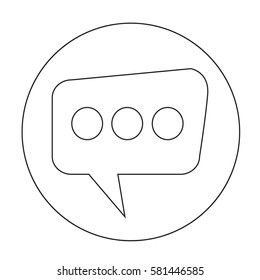 Speech bubble icon