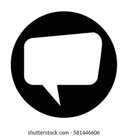 Speech bubble icon