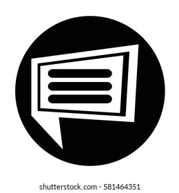 Speech bubble icon