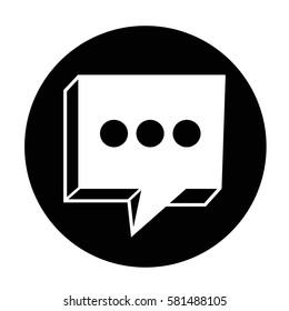 Speech bubble icon