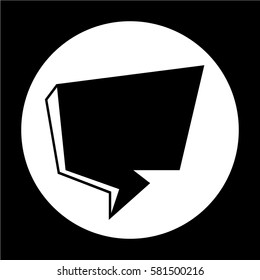 Speech bubble icon