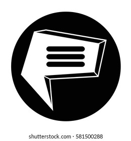 Speech bubble icon