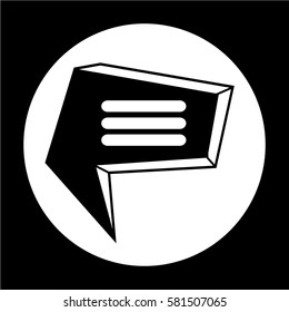 Speech bubble icon