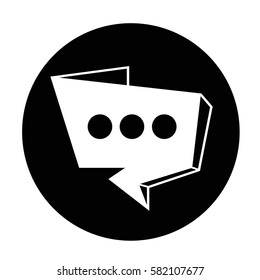 Speech bubble icon