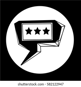 Speech bubble icon