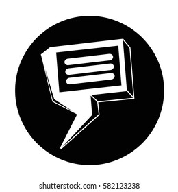 Speech bubble icon