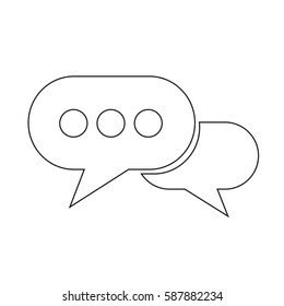 Speech bubble icon