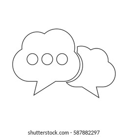Speech bubble icon