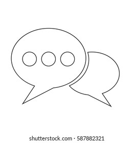 Speech bubble icon