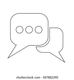 Speech bubble icon