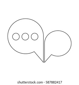 Speech bubble icon