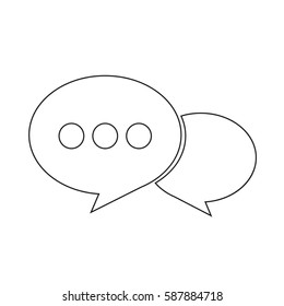 Speech bubble icon
