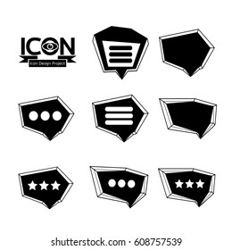 Speech bubble icon