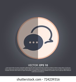 Speech bubble icon