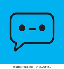 Speech Bubble Icon Best Isolated.