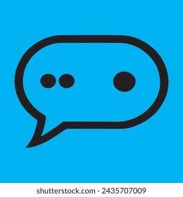 Speech Bubble Icon Best Isolated.