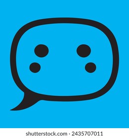 Speech Bubble Icon Best Isolated.