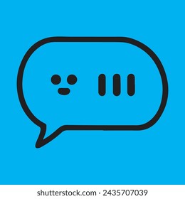 Speech Bubble Icon Best Isolated.