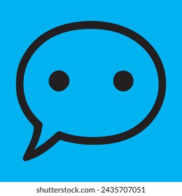 Speech Bubble Icon Best Isolated.