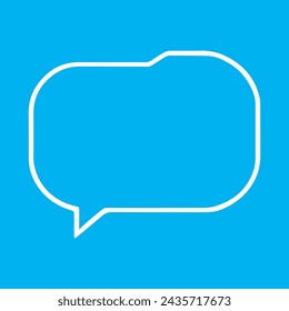 Speech Bubble Icon Best Isolated.