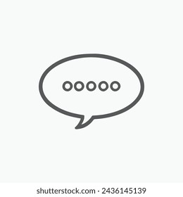 Icono De Burbuja De Voz Mejor Aislado.